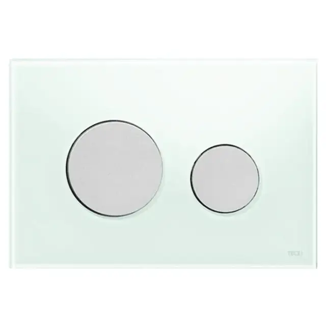 TECEloop Панель смыва, стекло, цвет: зеленое/белая