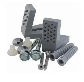 Globo Крепеж горизонтальный для напольных унитазов/биде, цвет заглушек золото