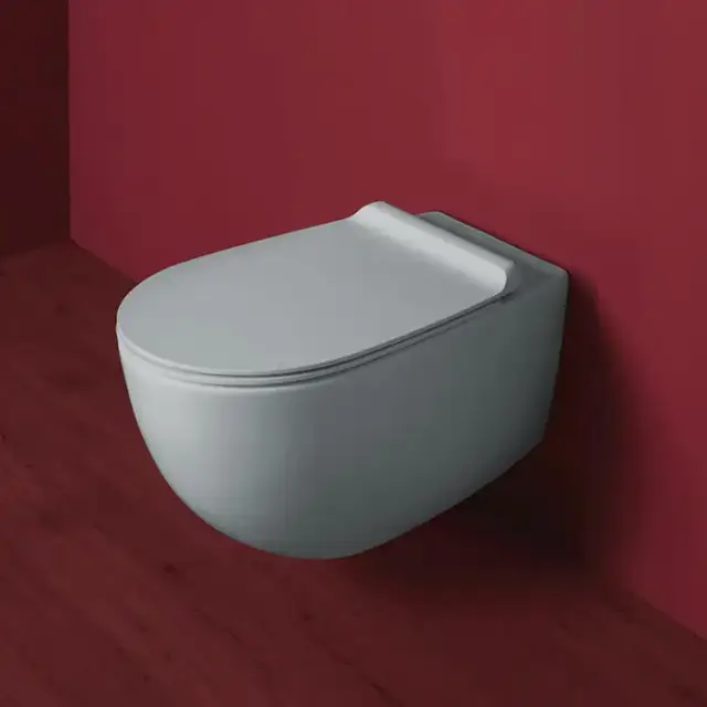 Simas Vignoni Унитаз подвесной безободковый 56x36.5см, цвет: tela matt