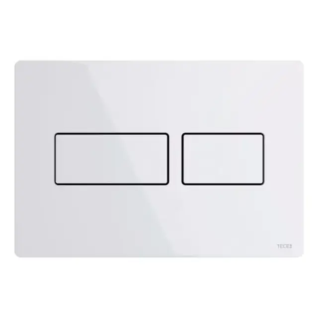 TECEsolid Панель смыва с двойной системой смыва для унитаза, цвет: белый глянцевый
