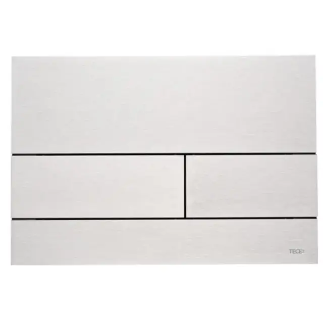 TECEsquare II, панель смыва с двумя клавишами металлическая, цвет: нержавеющая сталь, сатин