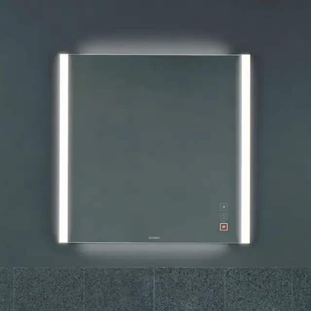 Duravit XViu Зеркало с подсветкой 82x80см, цвет: матовый черный