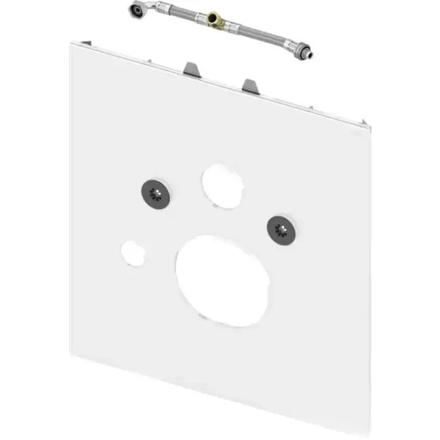 TECElux Нижняя панель для установки унитаза Geberit Sela, стекло белое