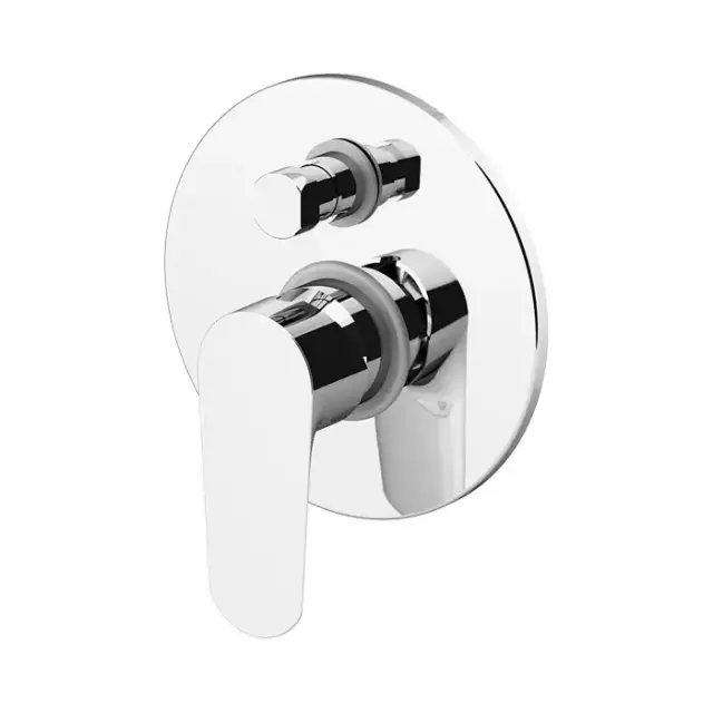 Gattoni H2omix3000 Встраиваемый смеситель для ванны/душа с автомат перекл, укомплектован внутренней частью, цвет: хром