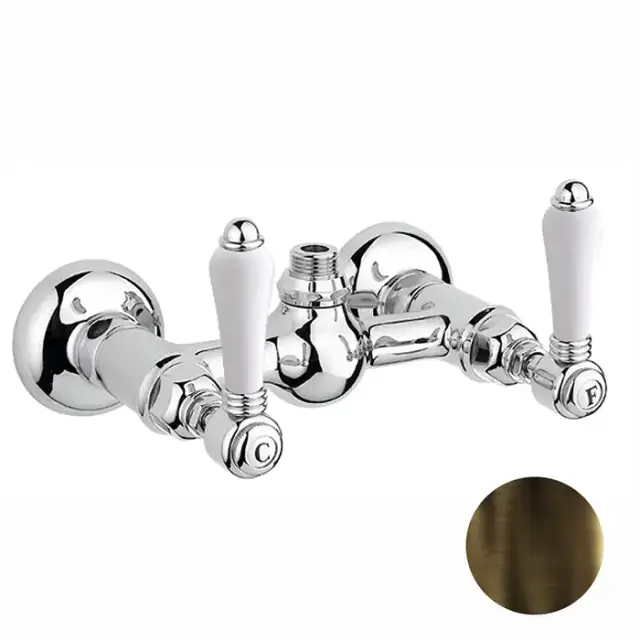 Nicolazzi P.m. Blanc Смеситель для душа на 2 отверстия, вывод сверху 1/2