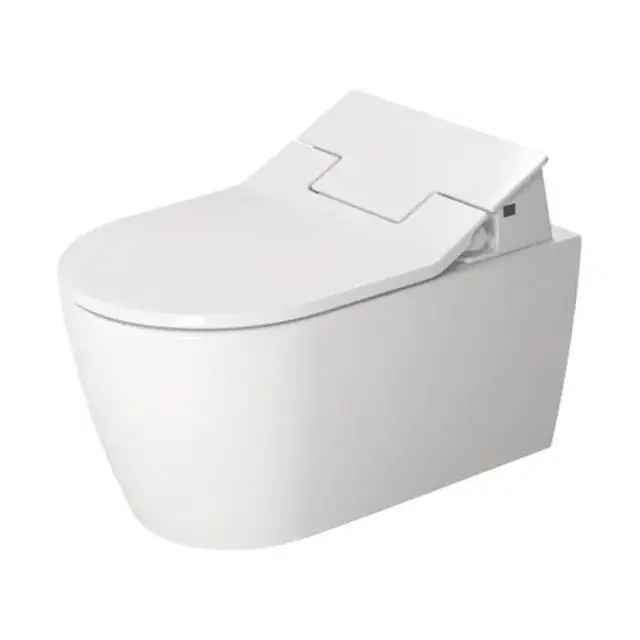 DURAVIT Me by Starck Унитаз подвесной безободковый 57х37см., для крышки-биде Sensowash, с креплением, цвет: белый