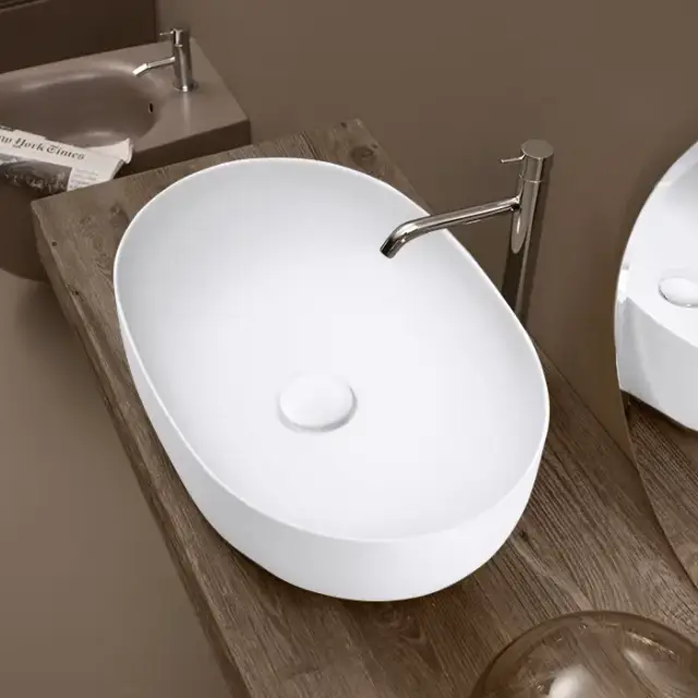 Kerasan Nolita Раковина 60х40 см, без отв., цвет: белый матовый