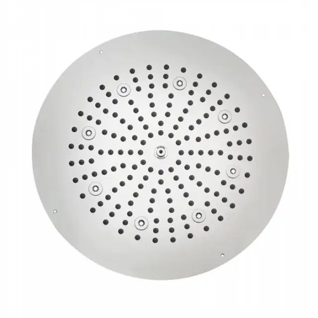 BOSSINI DREAM-OKI Верхний душ &Oslash; 470 мм, с 8 LED  RGB, блок питания/управления, Cromoterapia, гибкая подводка,, цвет: хром