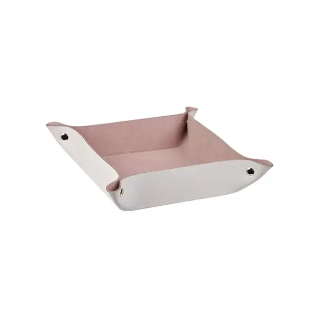 ADJ Мелочница, 14x14xH5 см., цвет: устричный/пепельная роза