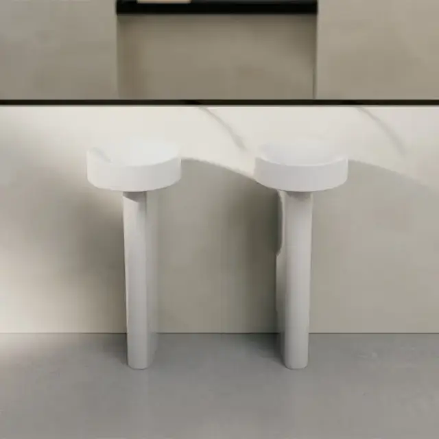 BETTE Suno Pedestal Раковина напольная 34x84cм, без отв., цвет: белый