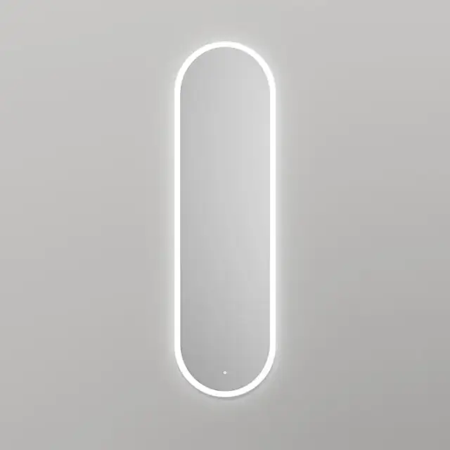 Salini Armonia Зеркало для ванны 45х158.5х2.5см., фоновая и фронтальная подсветка 3в1, сенсорный выключатель, крепления, без подогрева