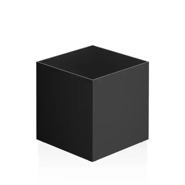 Decor Walther DW 365 Бокс универсальный 8.5x8.5x9см, настольный, цвет: черный матовый