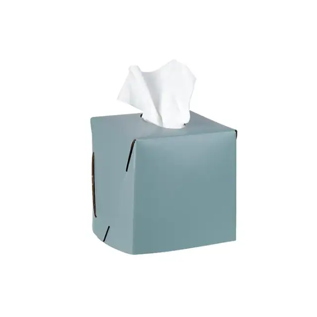 Colombo Adj Салфетница Kleenex, 12x12H12 см, цвет: небесный/эвкалипт