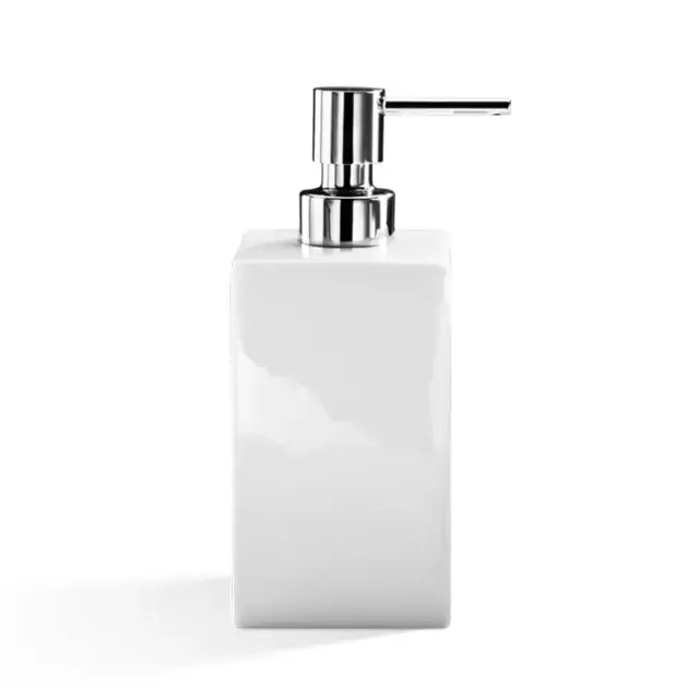 Decor Walther DW 6270 Дозатор для мыла, настольный, фарфор, цвет: белый / хром