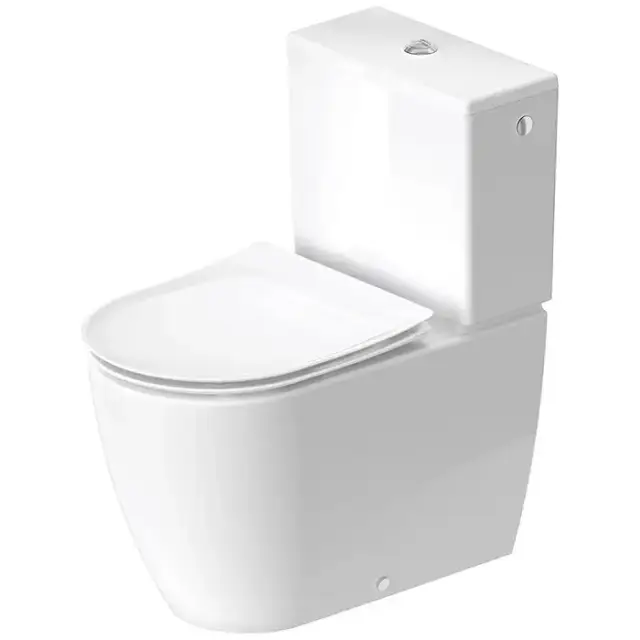 Duravit Soleil by Starck Унитаз-моноблок 37х66см., безободковый, слив универсальный, Wei&szlig; Hochglanz, HyG, цвет: белый