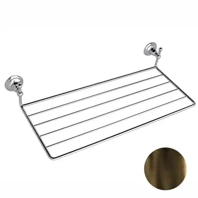 Nicolazzi Accessori Полочка для полотенец , подвесной, цвет: тёмная бронза