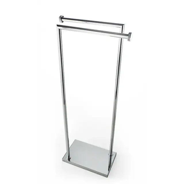 3SC Ribbon Напольная стойка с 2 полотенцедержателями 30х18хh83см, цвет: хром