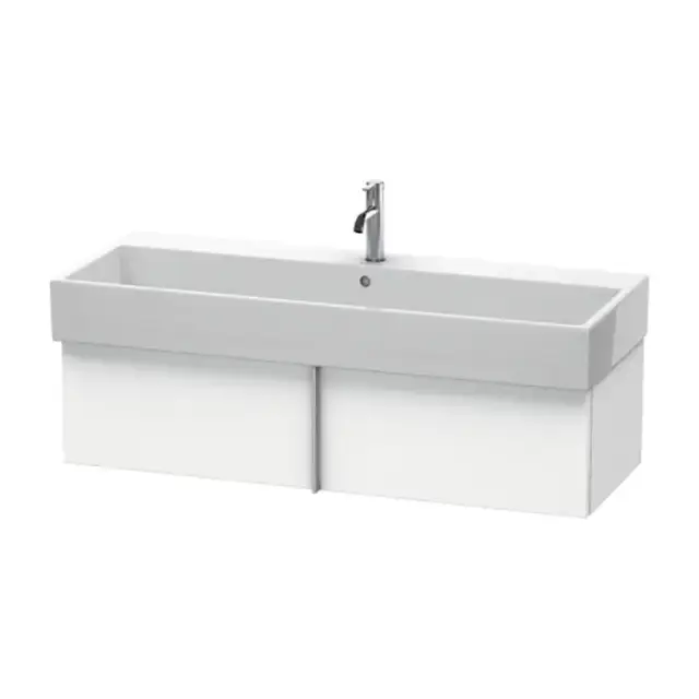 Duravit VA Тумба подвесная, 118.4x43.1х29.8см., с раковиной и 1 выдв. ящиком, цвет: белый матовый