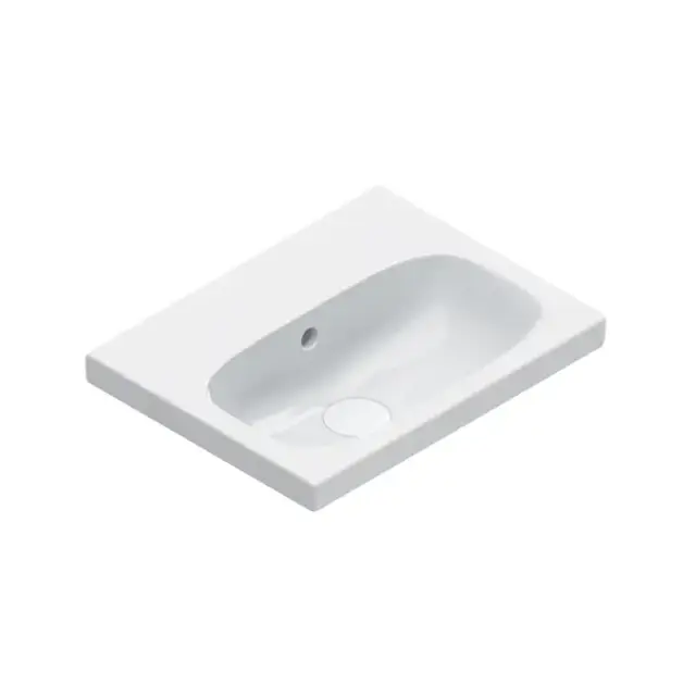 Catalano Alvea Раковина 45х35см., подвесная или на мебель, без отв., цвет: белый глянцевый.