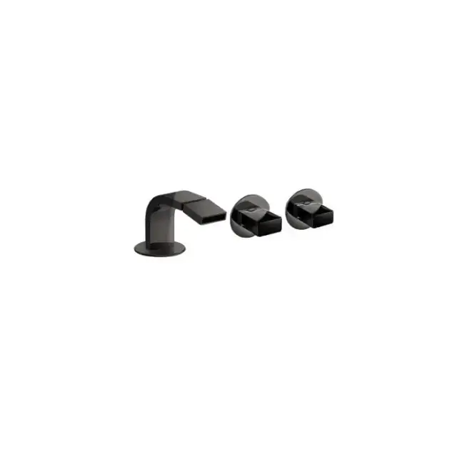 Fantini Venezia In Смеситель для биде, 1 отв., излив: 132 мм, цвет: Matt Gun Metal PVD