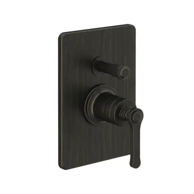 Gessi Venti20 Смеситель для душа, встраиваемый, с переключателем на 2 положения, внешняя часть, цвет: Aged Bronze