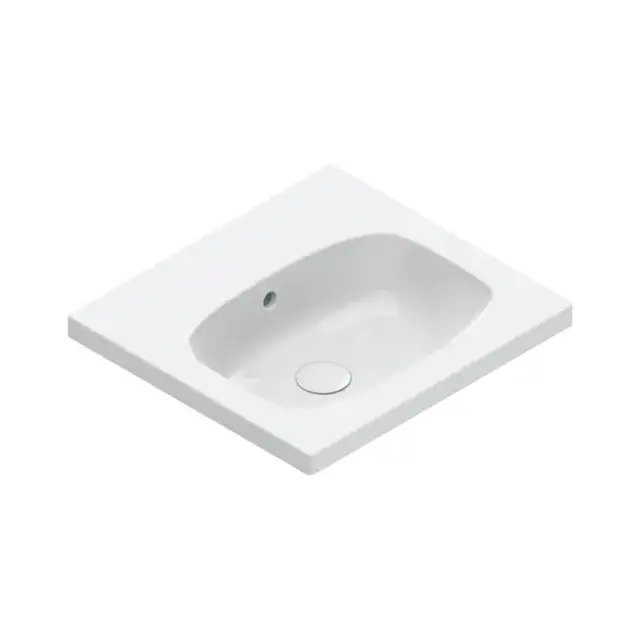 Catalano Alvea Раковина 50х46см., подвесная или на мебель, без отв., цвет: белый глянцевый.