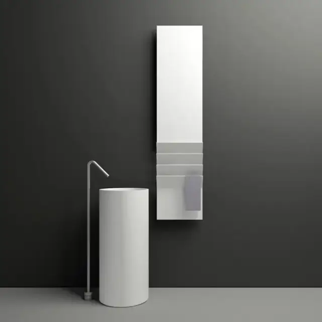 Antrax Flaps Полотенцесушитель электрический 35x171H см, 500ВТ, цвет: белый матовый