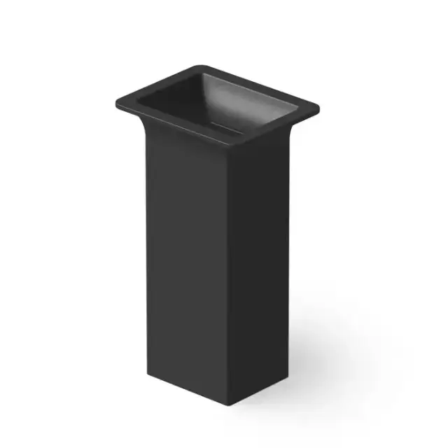 Dea Design Pedestal Basin Раковина 50х40х90см., напольная, без отв., Solid Surface, цвет: Black №16