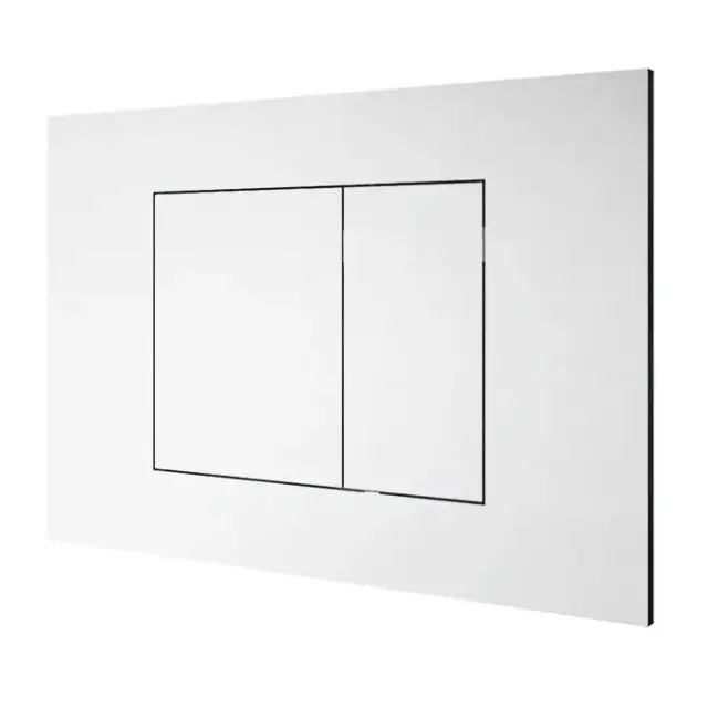 Almar Клавиша двойного смыва для бачков Geberit/TECE, цвет: белый матовый