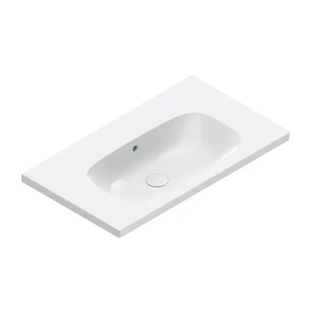 Catalano Alvea Раковина 80х46см., подвесная или на мебель, без отв., цвет: белый глянцевый