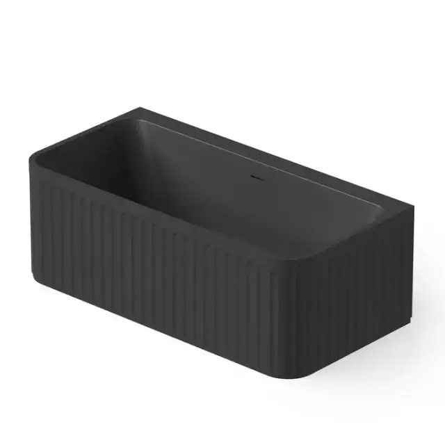 Dea Design Stripes Ванна 160х80х56см., отдельностоящая, Solid Surface, цвет: Black №16