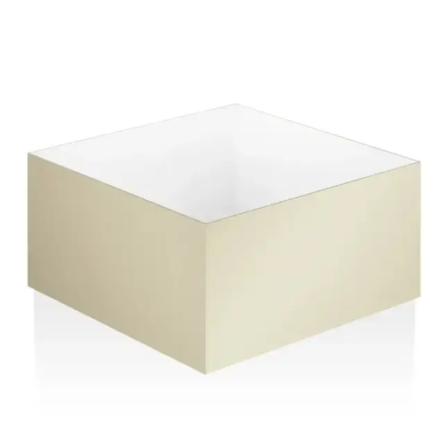 Decor Walther DW 367 Бокс универсальный 17x17x9см, настольный, цвет: золото матовое