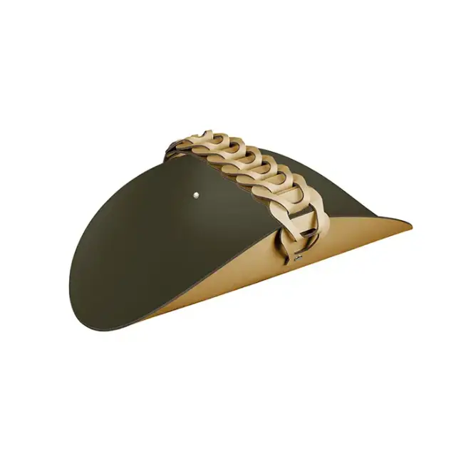 ADJ Открытая корзина для СПА Riviera, 48x28 см., цвет: горчичный/оливковый