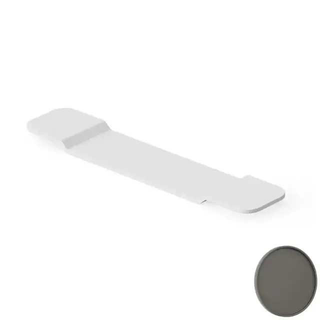 Dea Design Accessories Полочка для ванны 94х20х3.5см., подвесная, цвет: graphite