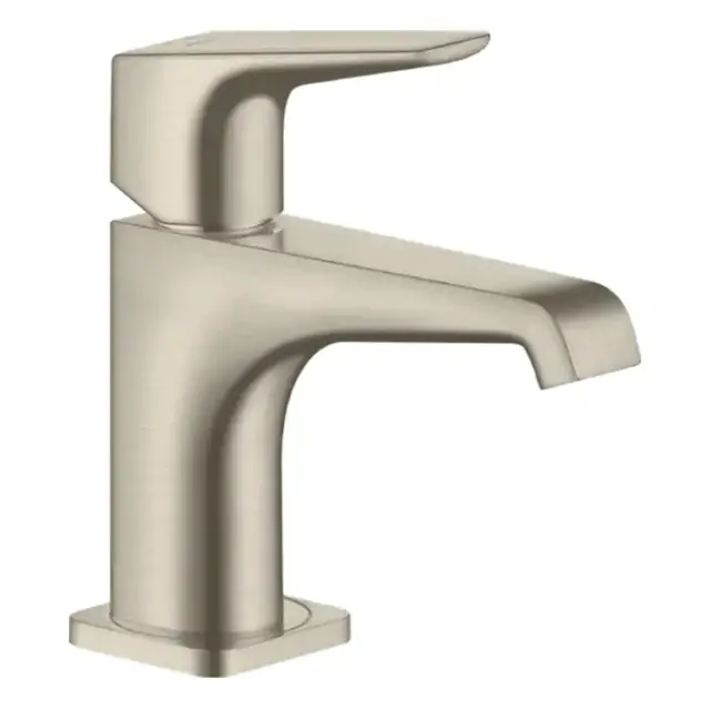 Axor Citterio E Смеситель для раковины 90, на 1 отв., цвет: шлифованный никель