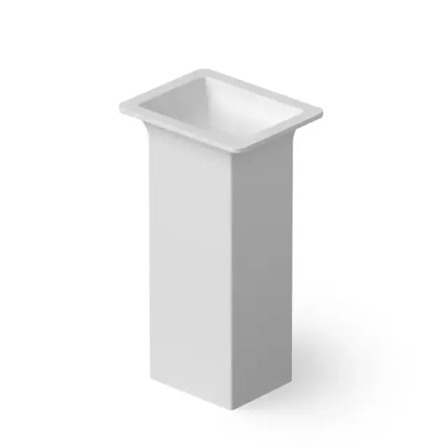 Dea Design Pedestal Basin Раковина 50х40х90см., напольная, без отв., Solid Surface, цвет: White №18