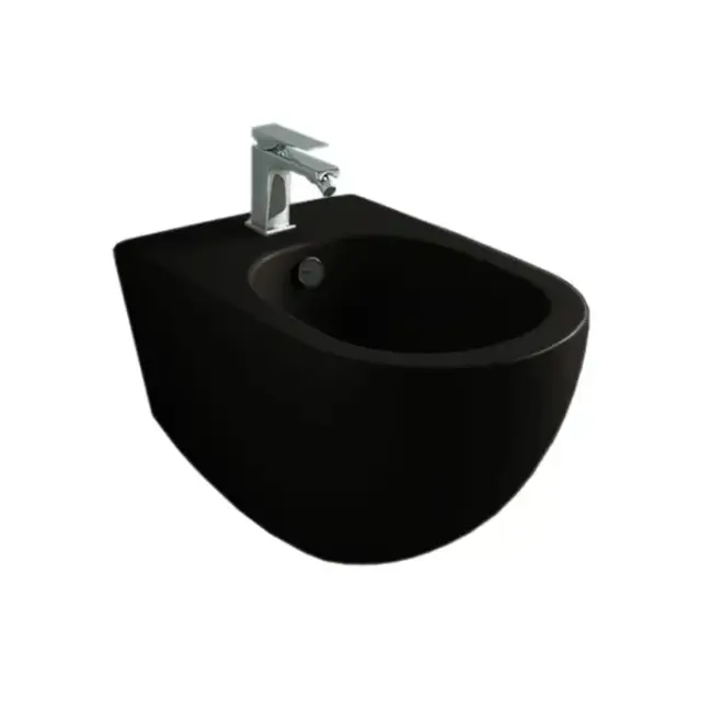 Artceram File 2.0 Биде подвесное 36х52см., 1 отв., цвет: черный матовый