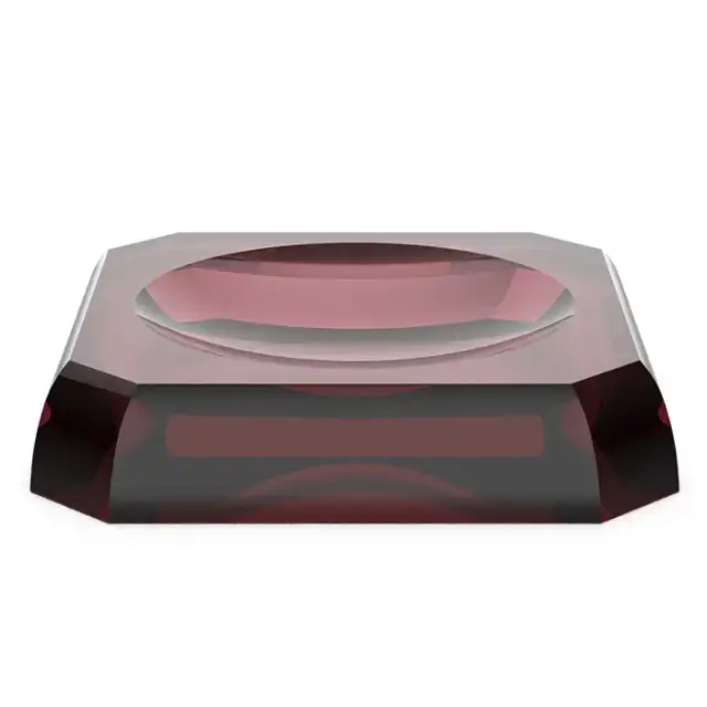 Decor Walther KR STS Kristall Мыльница, настольная, цвет: Rich Burgundy