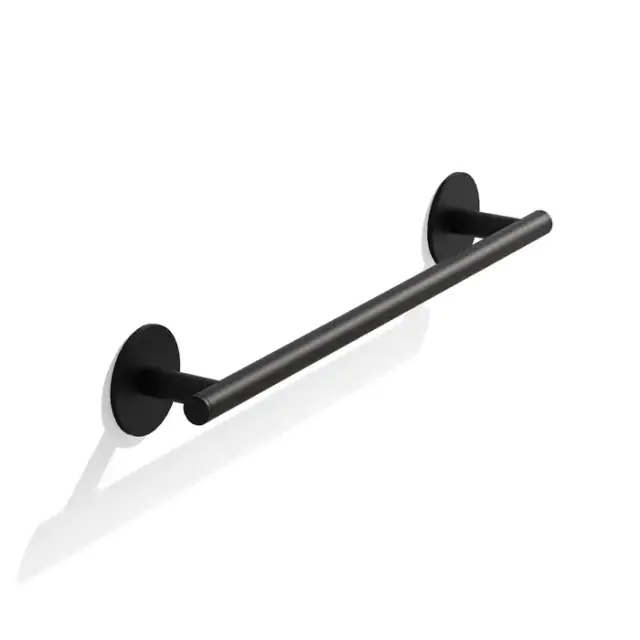 Decor Walther Basic Полотенцедержатель 39см., подвесной, цвет: черный матовый