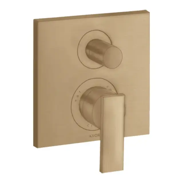 Axor Citterio Смеситель для ванны, встраиваемый, с переключателем потоков, цвет: шлифованная бронза