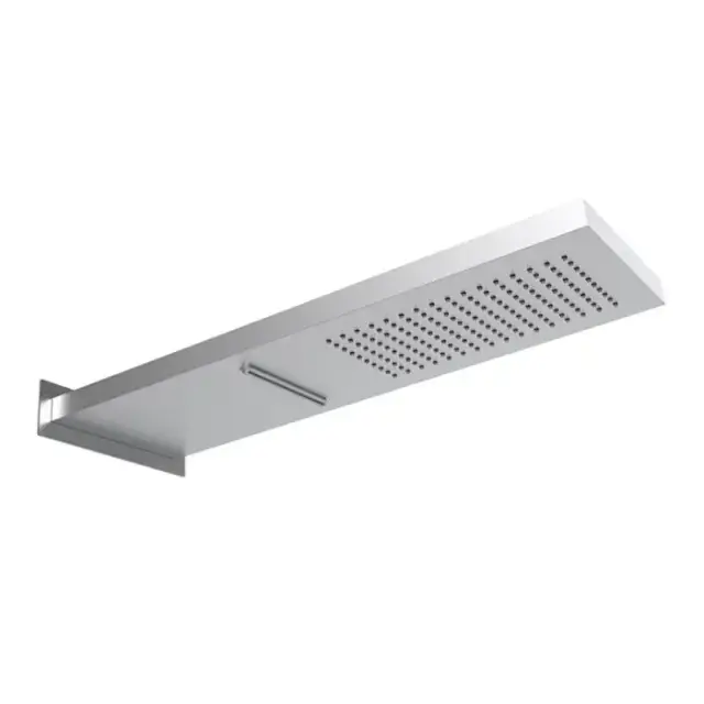 Almar Smart Dual Flow Верхний душ, 53.7х16.5см., настенный, 2 режима, цвет: Mirror Stainless Steel