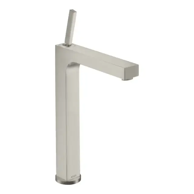 Axor Citterio Смеситель для раковины 280, на 1 отв., с донным клапаном, высокий, цвет: сталь