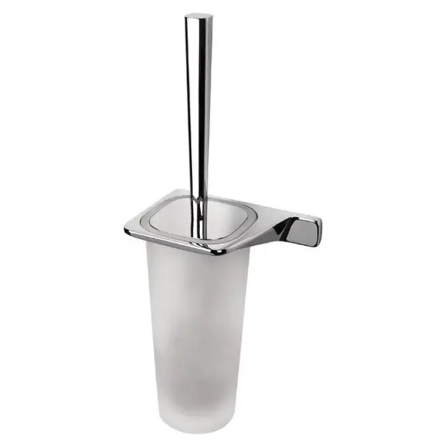 Colombo Alize Туалетный ерш, подвесной, SX, цвет: хром/матовое стекло