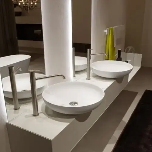 Antonio Lupi Verso Раковина 50х50х12 см, без отв., накладная, цвет: белый