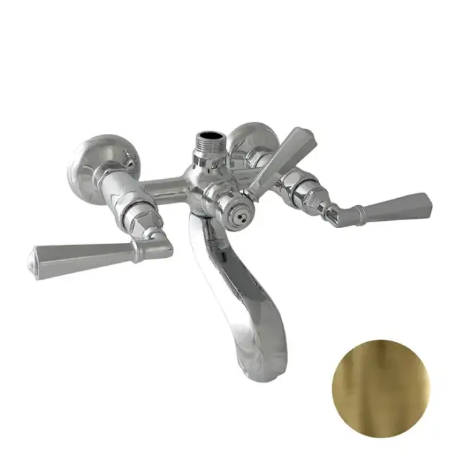 Nicolazzi Teide Смеситель для ванны на 2 отверстия, с переключателем ванна/душ, вывод сверху 3/4