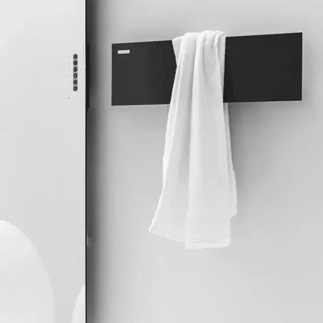 Antrax Tavoletta Полотенцедержатель электрический 60x18H см, цвет: черный матовый