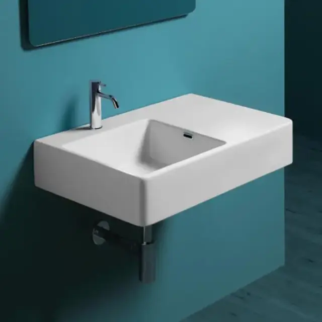 QU75Sx1 bi SIMAS Top e lavabi d'arredo Раковина 75х45 см, 1 отв., цвет: белый