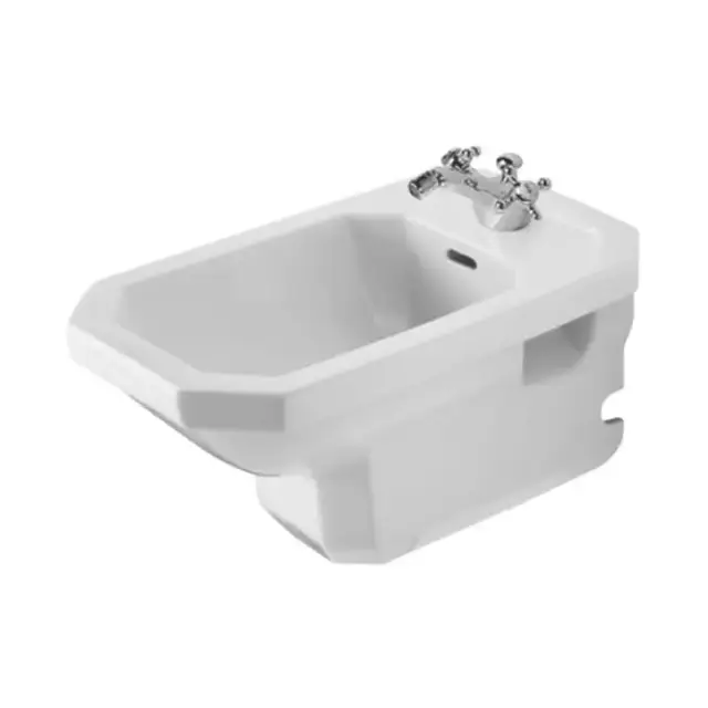 Duravit 1930 Биде подвесное с перел. и 1отв. под смес., 36х58х Н:40см, Цвет: Белый