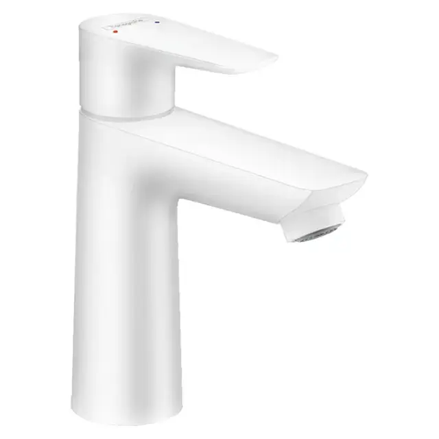 Hansgrohe Talis E Смеситель для раковины, на 1 отв., излив 11.2см, h10.4см, цвет: белый матовый &nbsp; &nbsp;