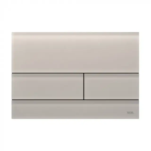 TECE square Панель смыва для унитаза TECEsquare II, cтекло песочно-бежевое, сатинированное